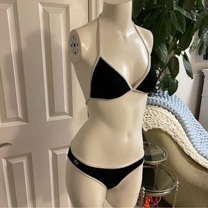 Lacoste 2 piece swim size 34 top 38